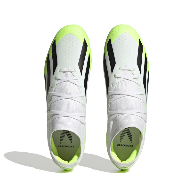 Chaussures de football Hommes Adidas Crazyfast 3 Blanc