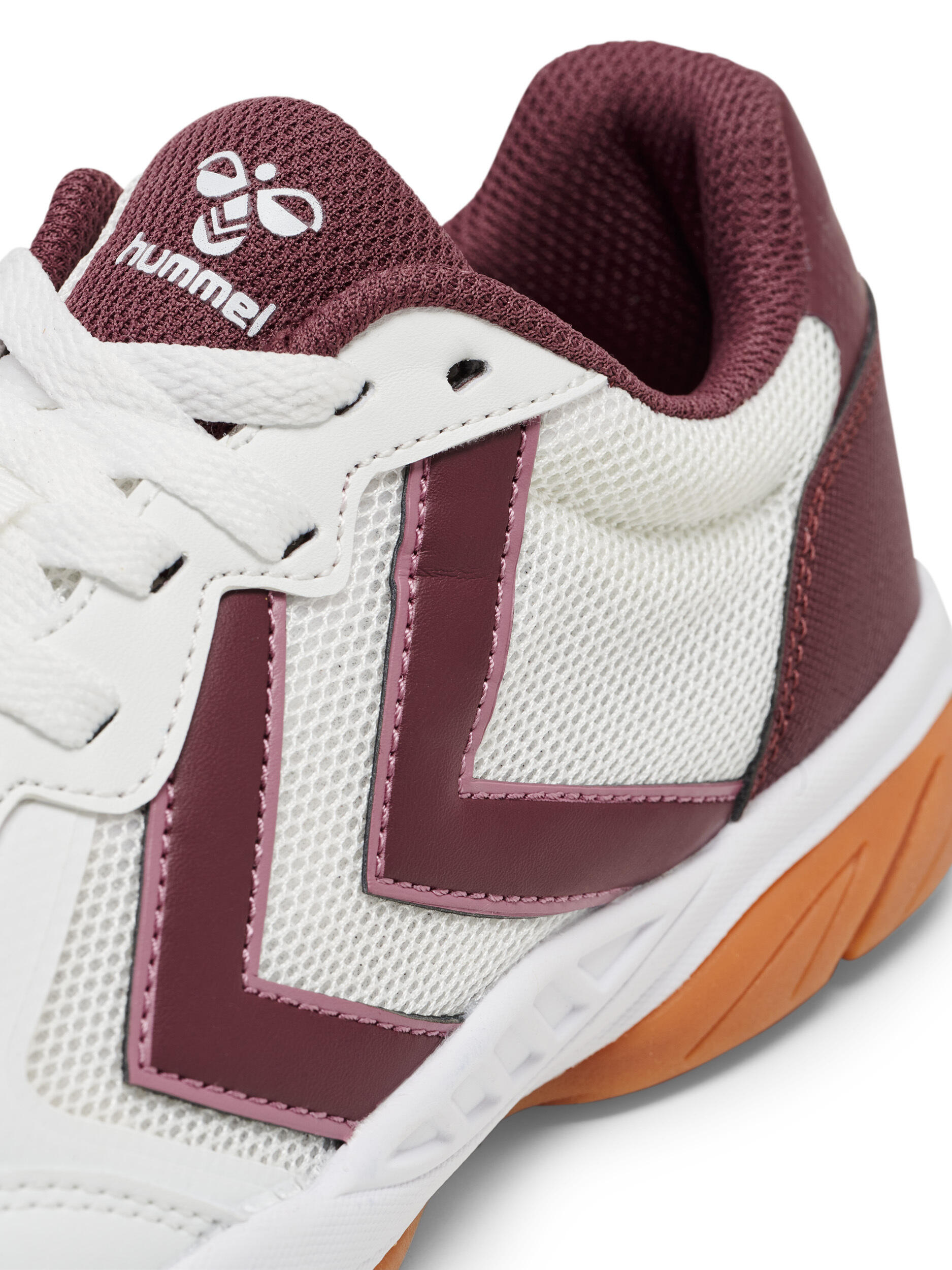 Zapatillas balonmano adulto Hummel Aeroteam III, rosewood 3/7
