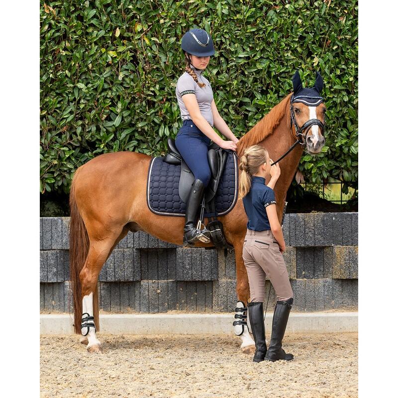 Pantalon équitation fille mid grip QHP Rylee