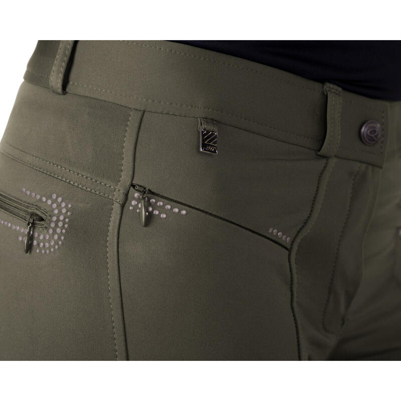 Pantalon équitation full grip QHP Monica