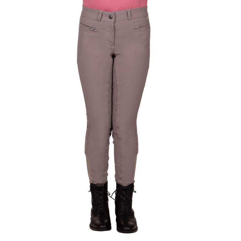 Pantalon équitation fille full grip QHP Victoria