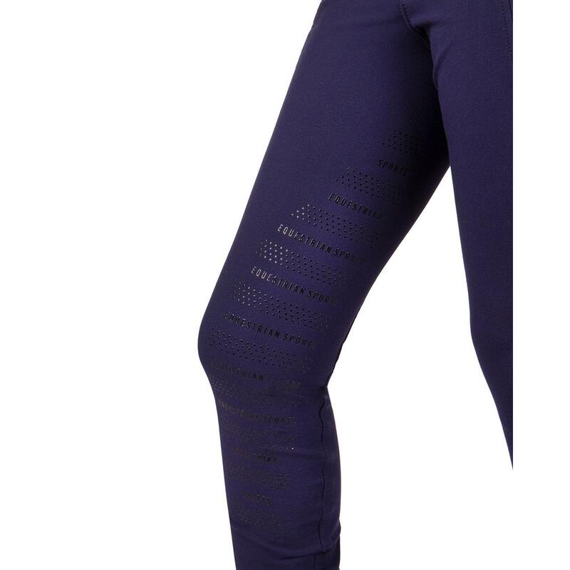 Pantalon équitation fille mid grip QHP Rylee