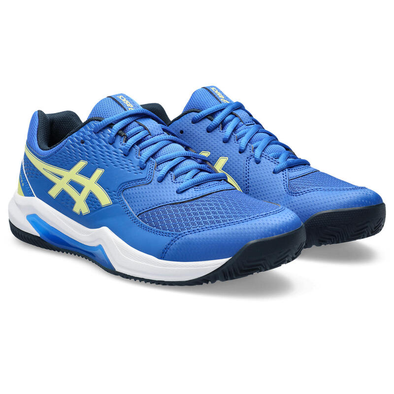 Calçado Padel Homem ASICS GEL-DEDICATE 8. Azul-Amarelho