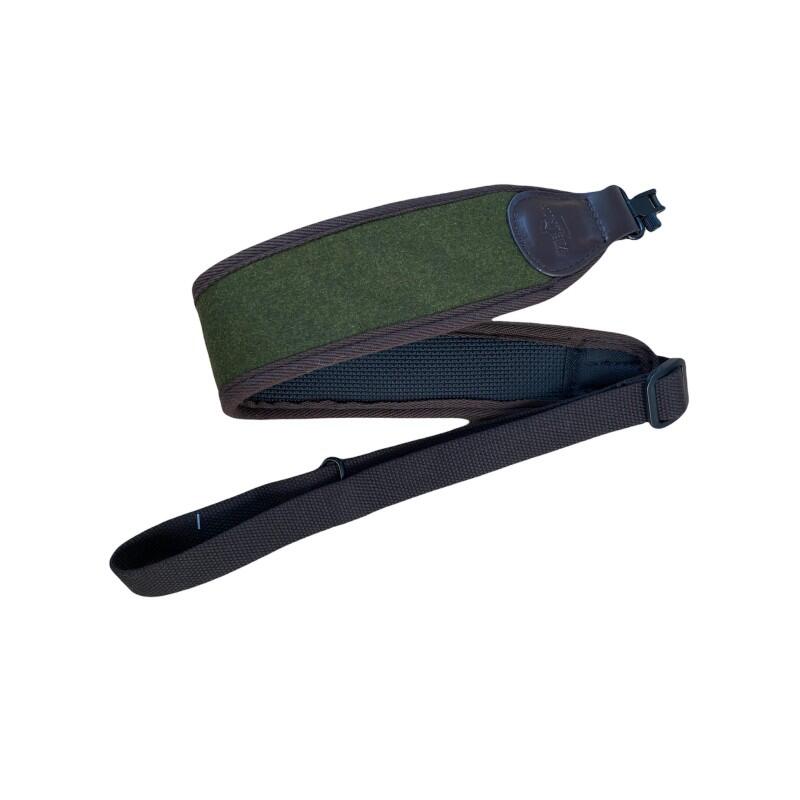 Bretelle de carabine HUNTERA verte avec pinces 119 x 7 cm – HDI201GR 1/4