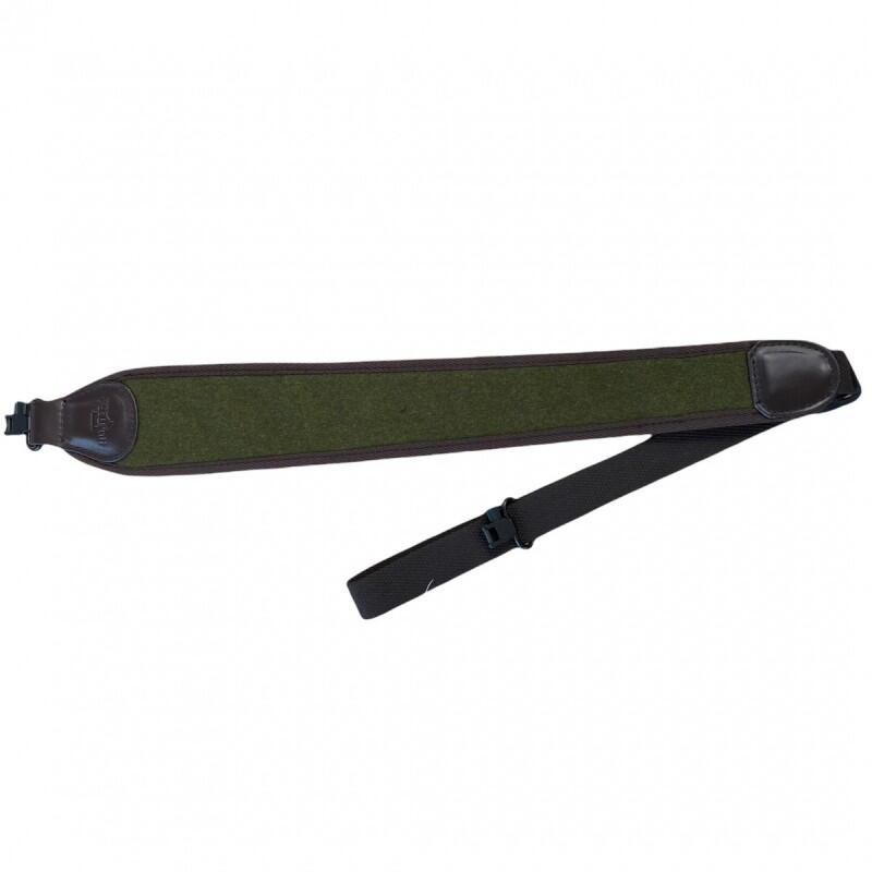 Bretelle de carabine HUNTERA verte avec pinces 119 x 7 cm – HDI201GR 3/4