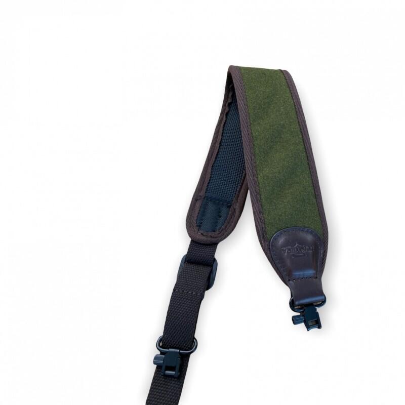 Bretelle de carabine HUNTERA verte avec pinces 119 x 7 cm – HDI201GR 4/4
