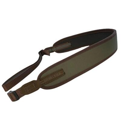Gewehrriemen HUNTERA HDI101GR grün mit wildlederdetails 79-110 cm
