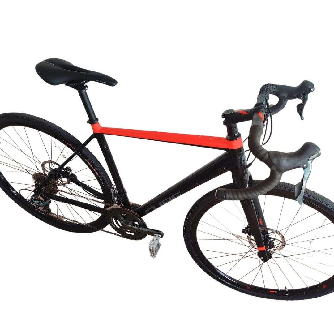 Segunda Vida Bicicleta Gravel Carretera Adulto Cube Nuroad Shimano Tiagra 10v