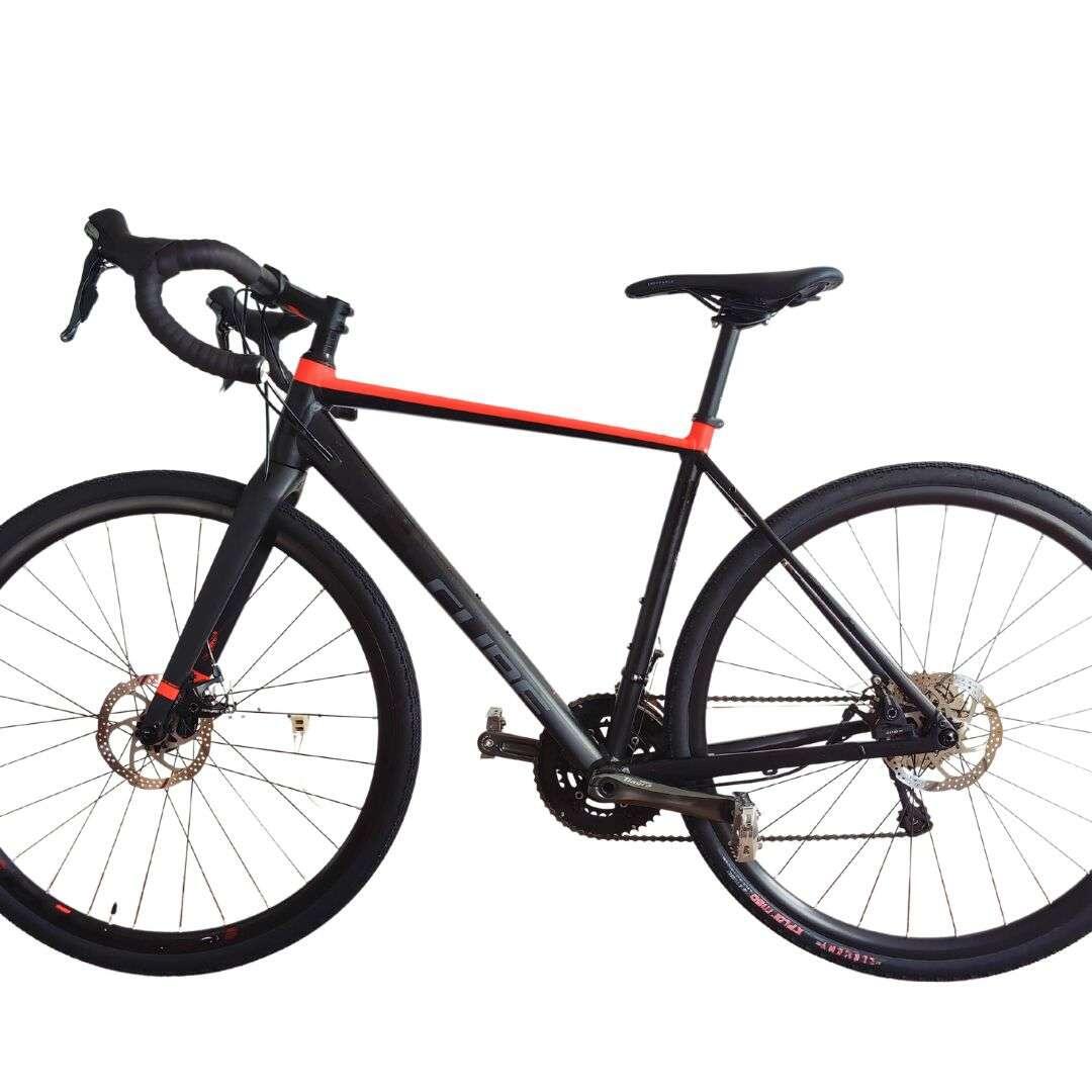 Segunda Vida Bicicleta Gravel Carretera Adulto Cube Nuroad Shimano Tiagra 10v