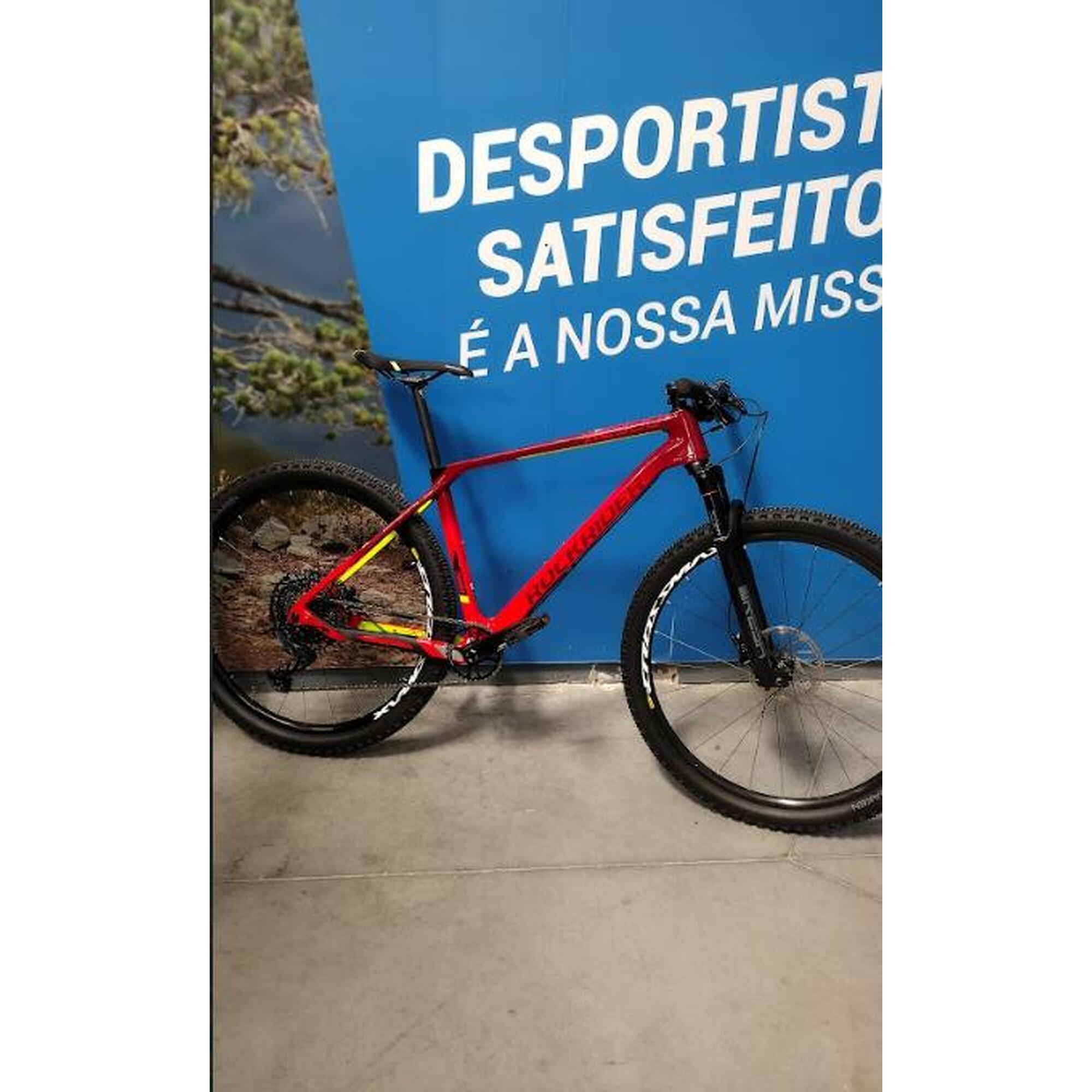 BICICLETA BTT SEMIRR GIDA ROCKRIDER XC 900 VERMELHA SEGUNDA VIDA