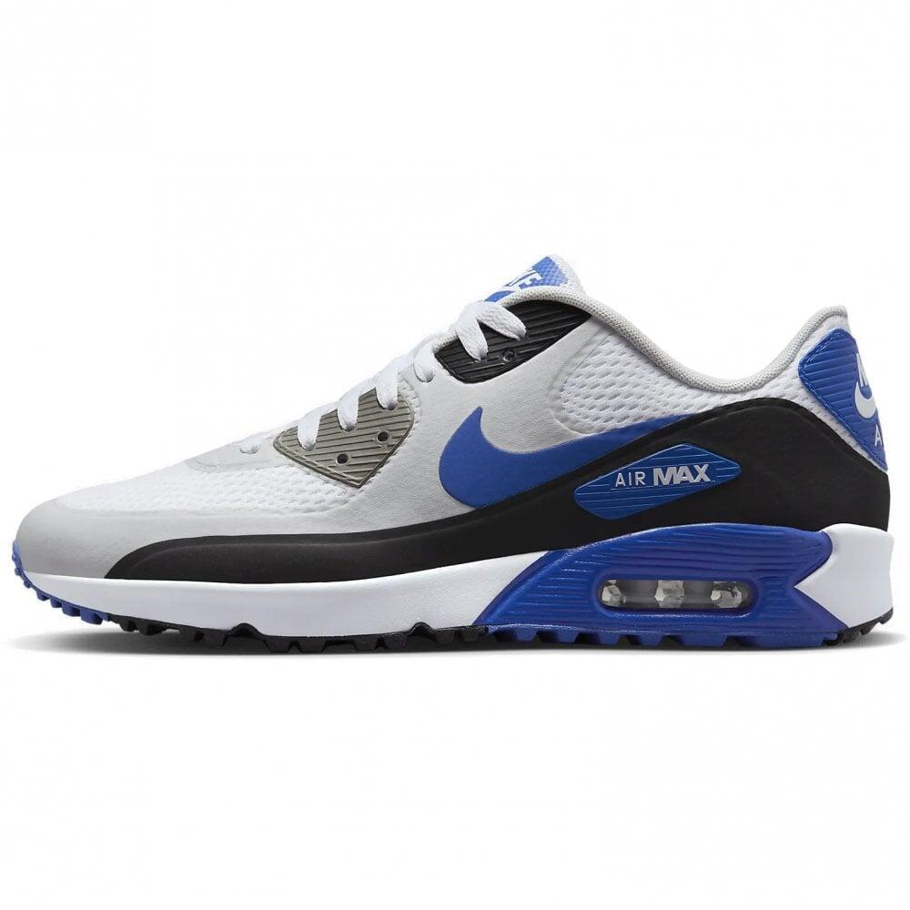 Nike Air Max 90 G Golf Shoes White/Game Royal 1/6