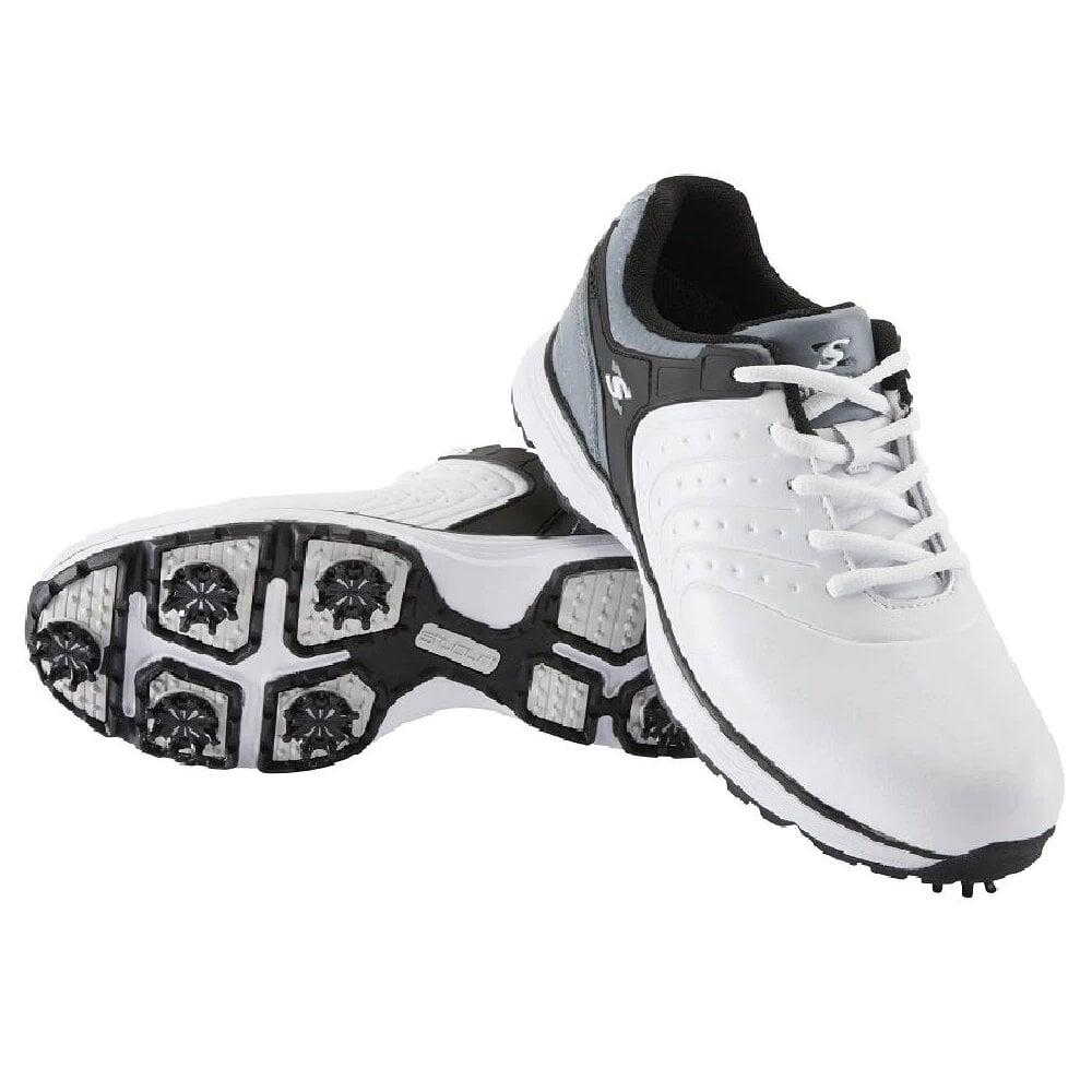 Stuburt Evolve II Spiked Golf Shoes - White/Grey 2/2