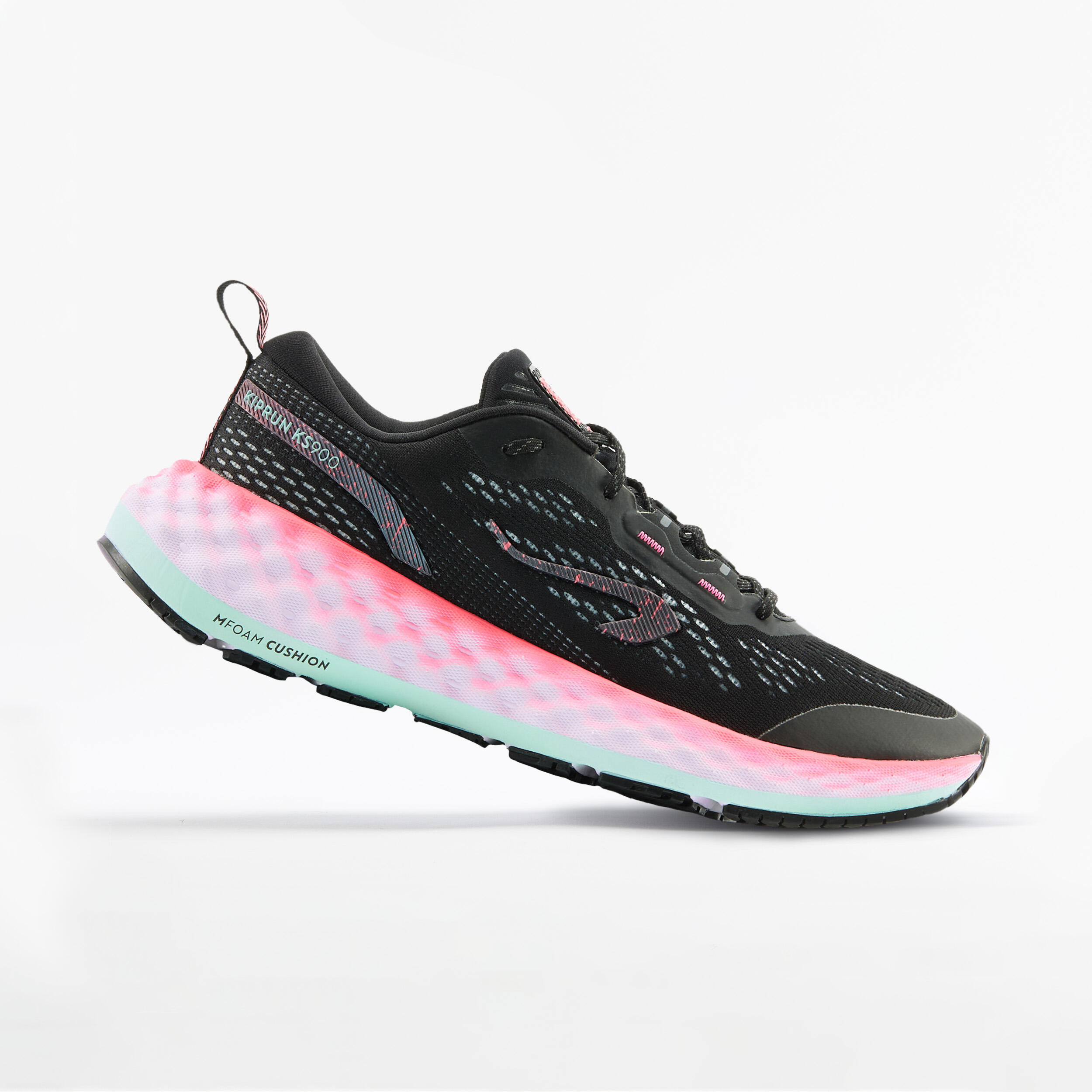 KIPRUN Seconda vita - SCARPE DA CORSA DONNA KS900 ROSA NERO - BUONE