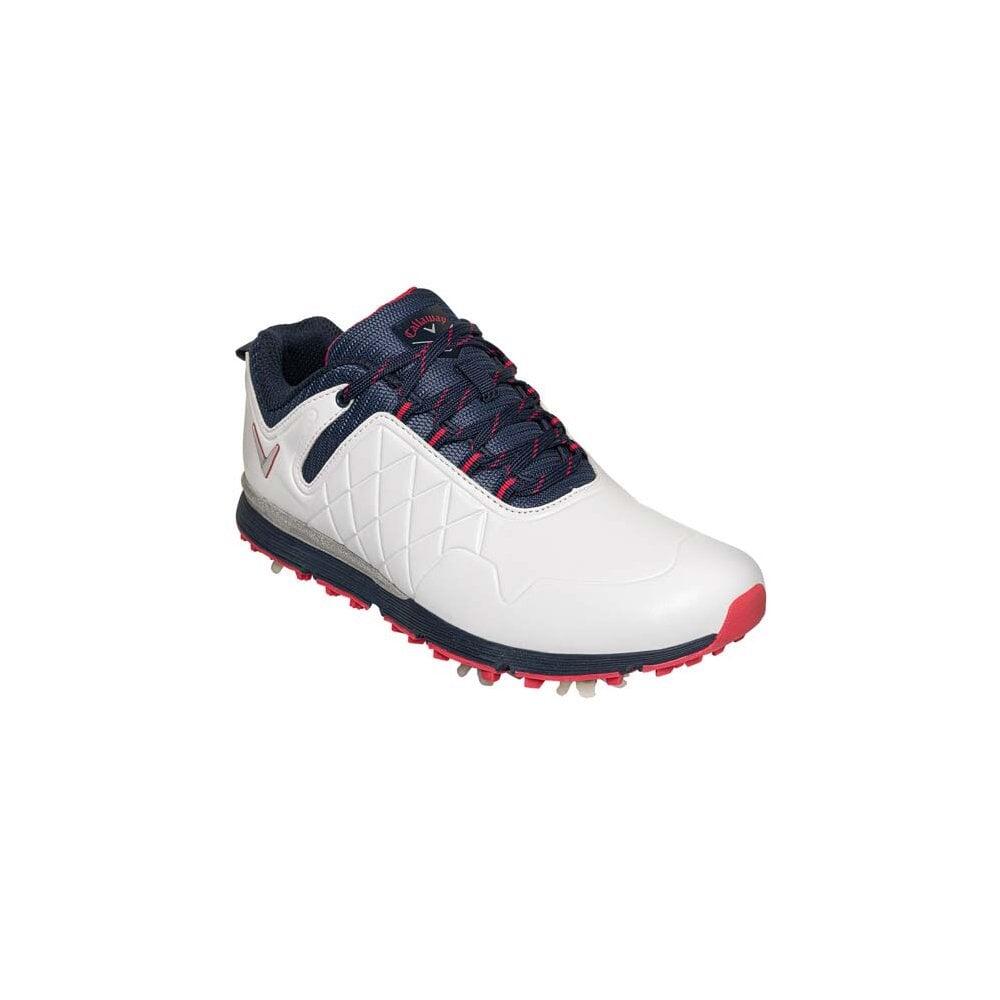 Callaway W637 LADY MULLIGAN Golf Shoes - White/Navy 1/2