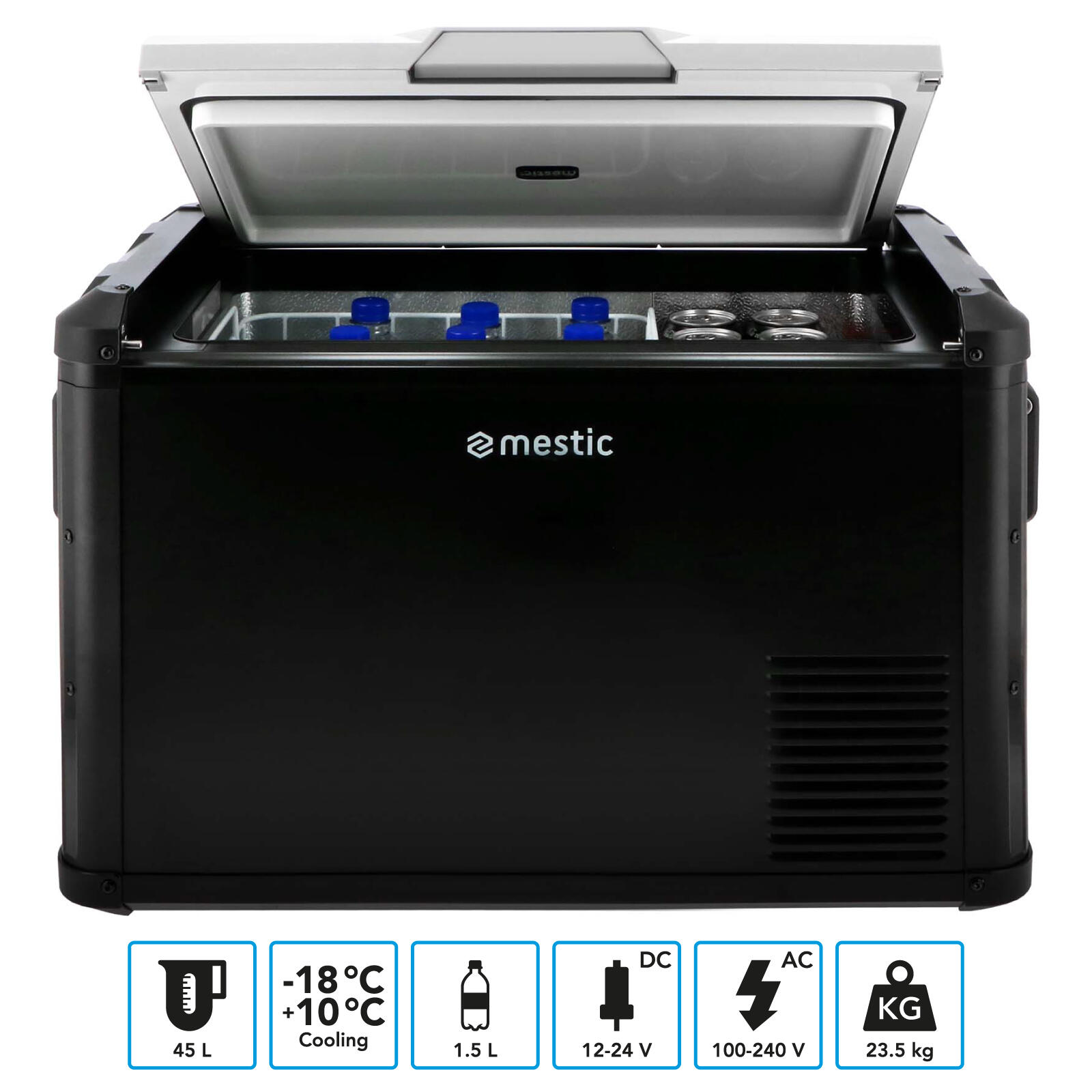 Mestic cool box MCCP-45 AC/DC UK. 45L 2/5