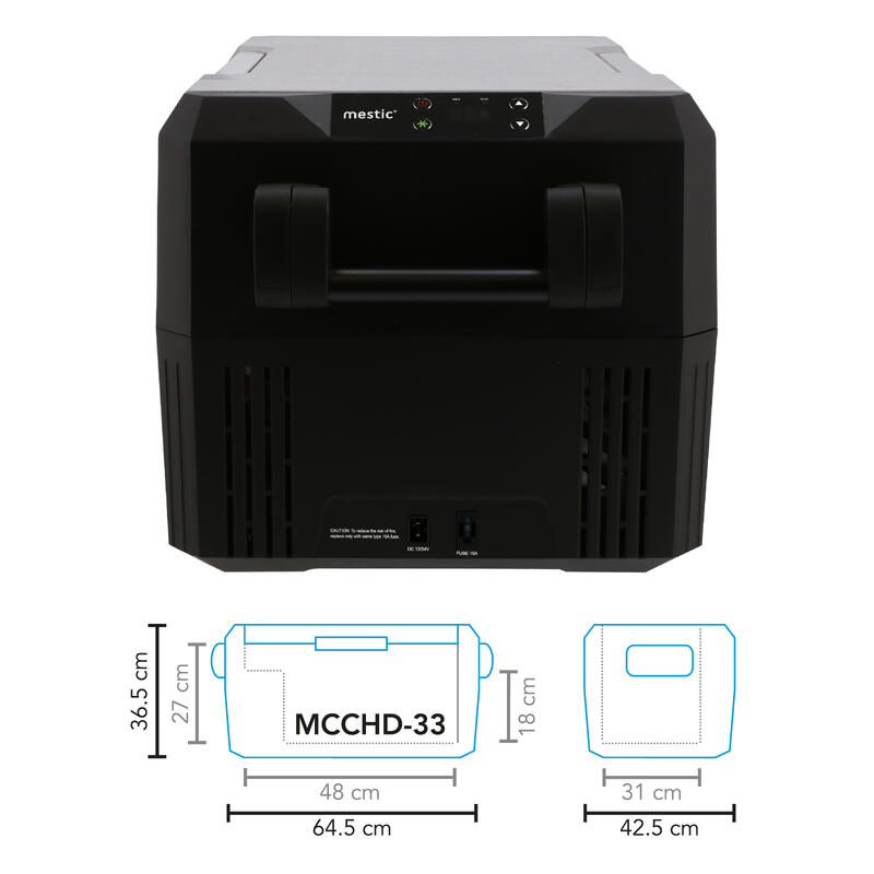 Mestic compressor koelbox MCCHD-33 AC/DC