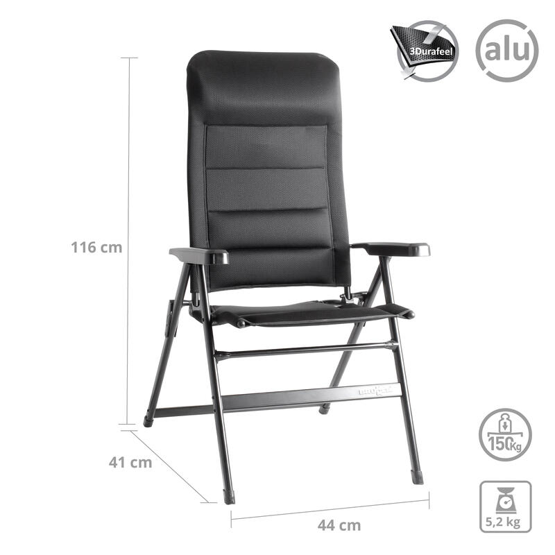 Chaise pliante Brunner Aravel 3D Small Couleur Noir