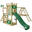 Spielturm DragonFlyer mit Schaukel & grüner Rutsche