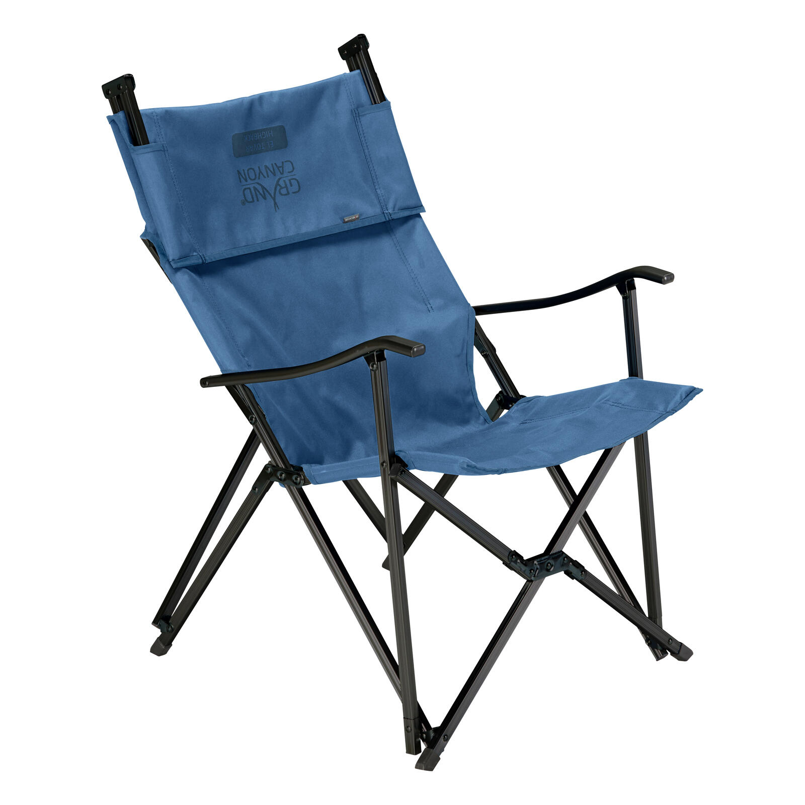 El Tovar respaldo alto silla plegable camping exterior apoyabrazos 100 kg 4/7