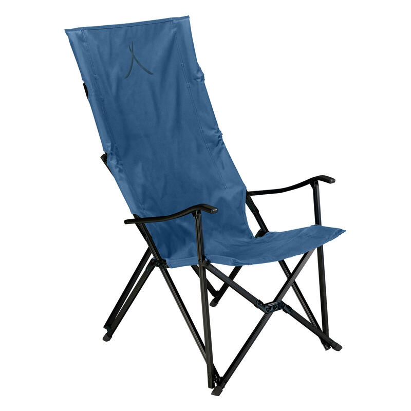 El Tovar Chaise à haut dossier Camping pliante Outdoor Accoudoirs Alu 100 kg