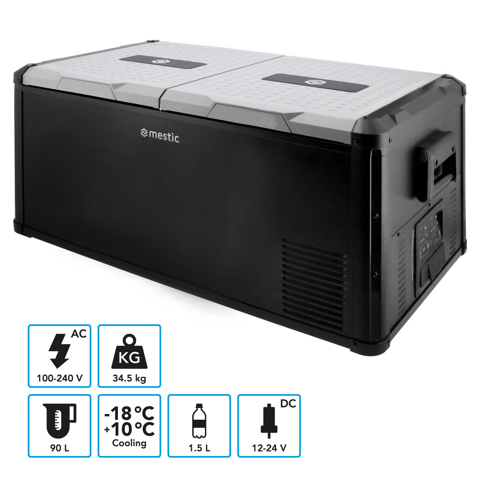 Mestic cool box MCCP-90 AC/DC DUAL UK 2/7
