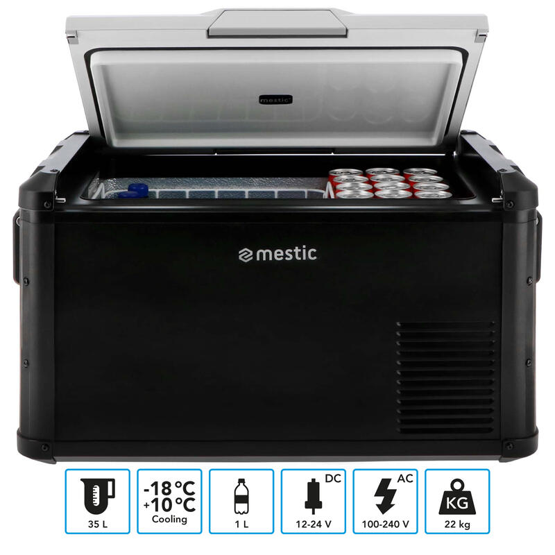 Cestovní kompresorová lednice Mestic Cool Box MCCP-35 AC/DC