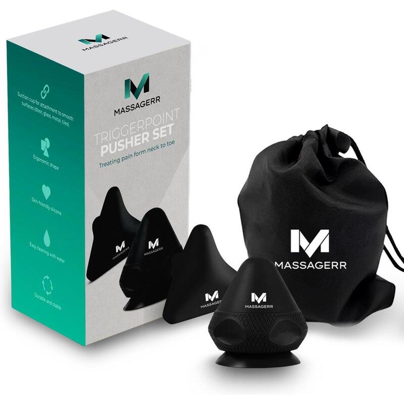 Triggerpoint Pusher Set - Massage voor Triggerpoints met Zuignap