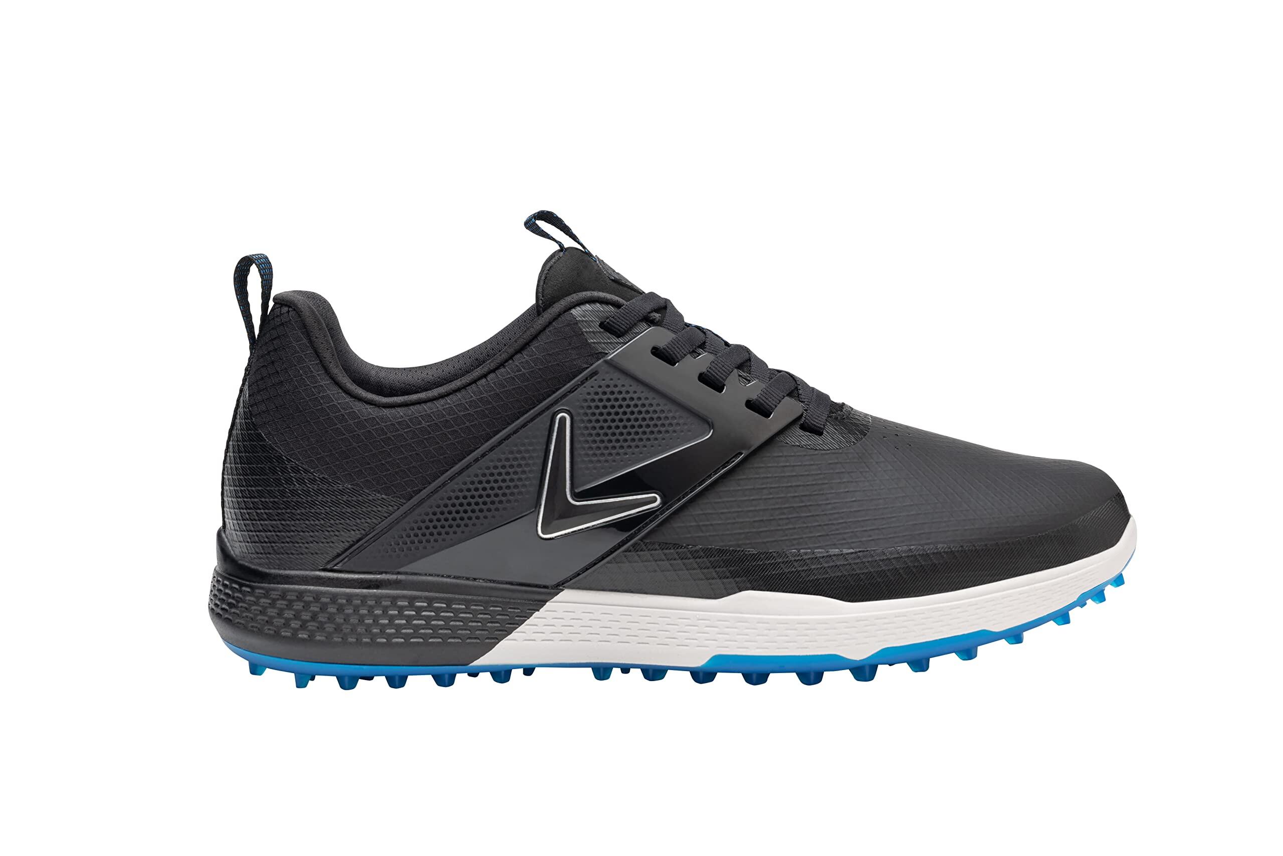 Callaway 2022 Mens NITRO BLAZE Golf Shoes BLACK/GREY/BLUE 2/6