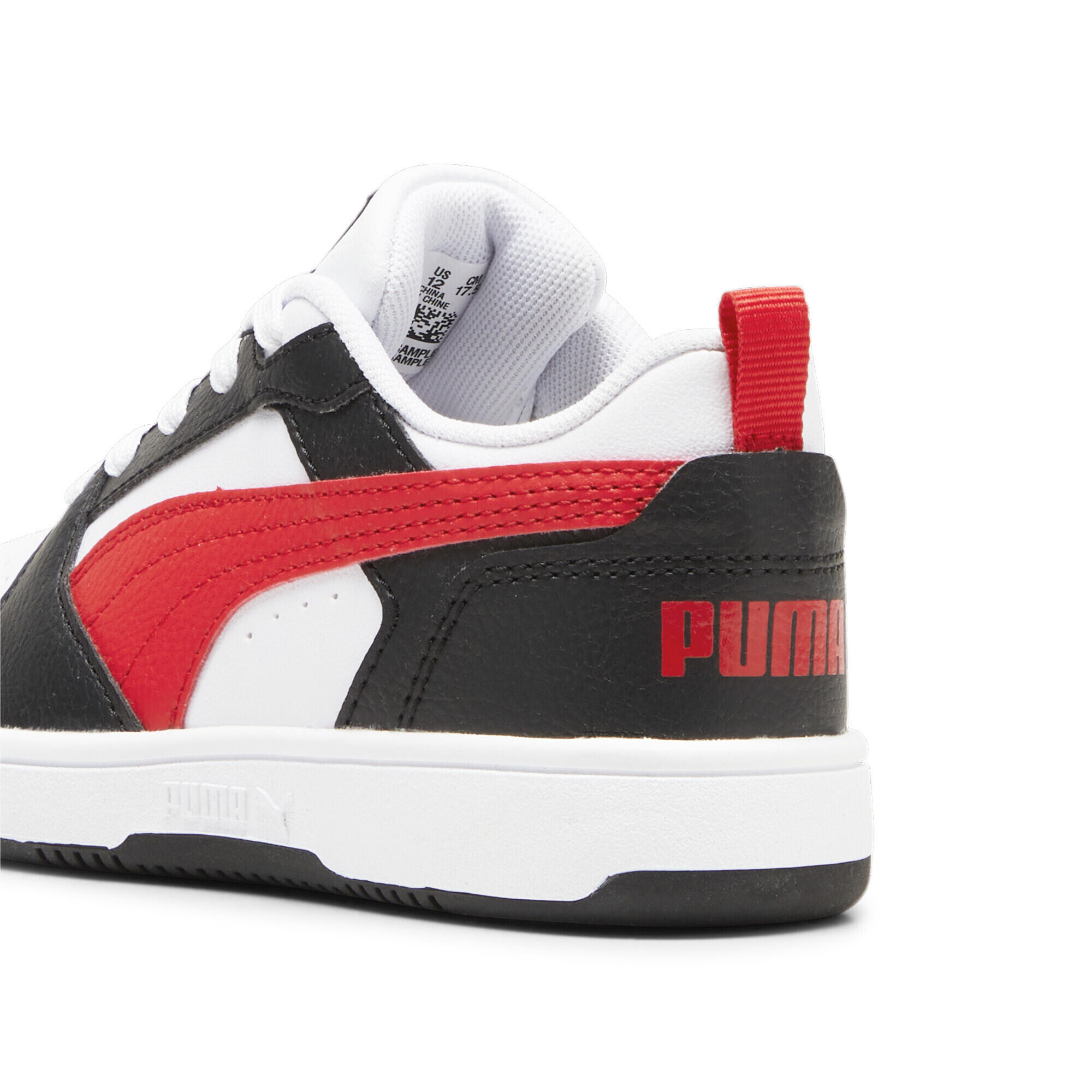 Rebound V6 Lo sneakers voor kinderen PUMA White For All Time Red Black 2/6