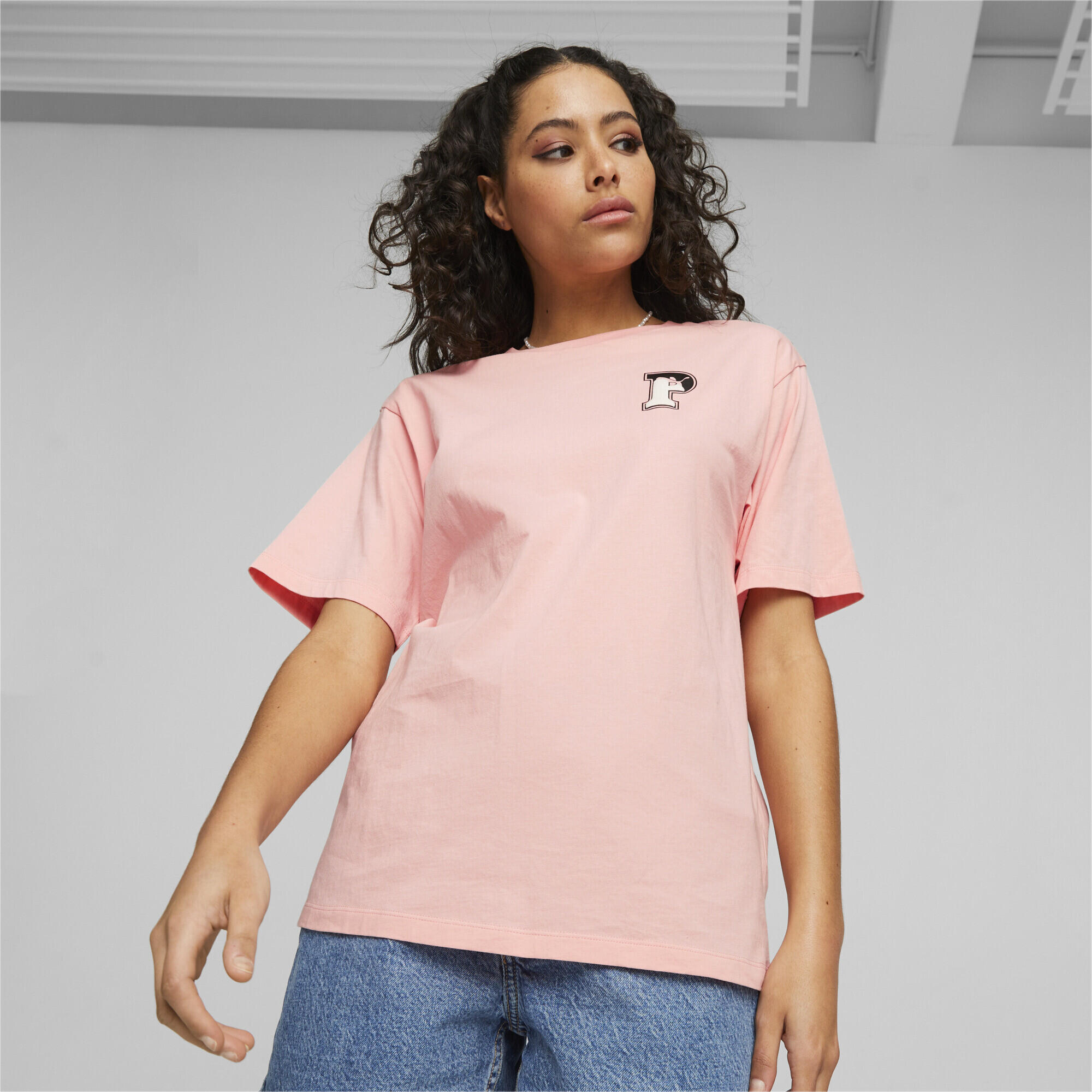PUMA SQUAD T-shirt voor dames PUMA Peach Smoothie Pink 2/5