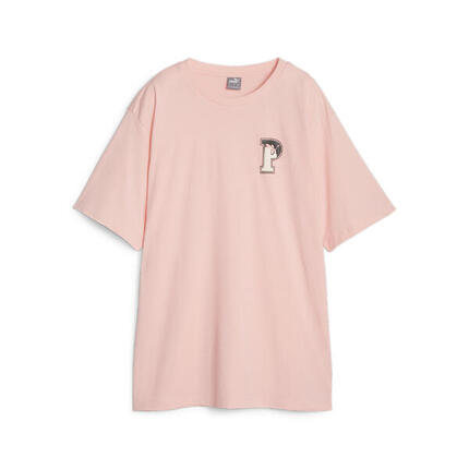 T-shirt PUMA SQUAD Femme PUMA Peach Smoothie Pink