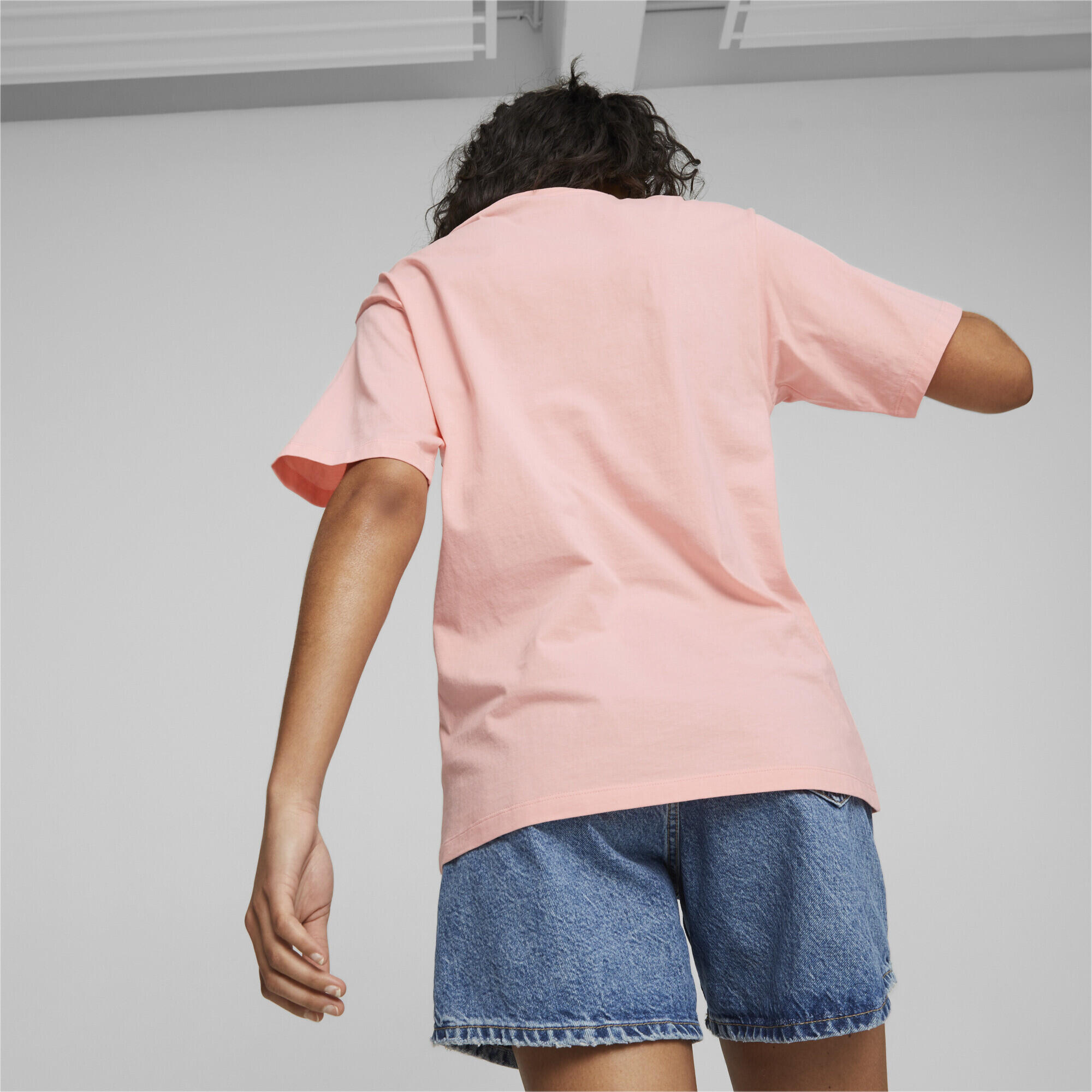 PUMA SQUAD T-shirt voor dames PUMA Peach Smoothie Pink 4/5