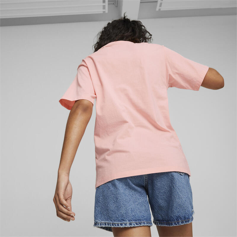 T-shirt PUMA SQUAD Peach Smoothie Pink para mulher