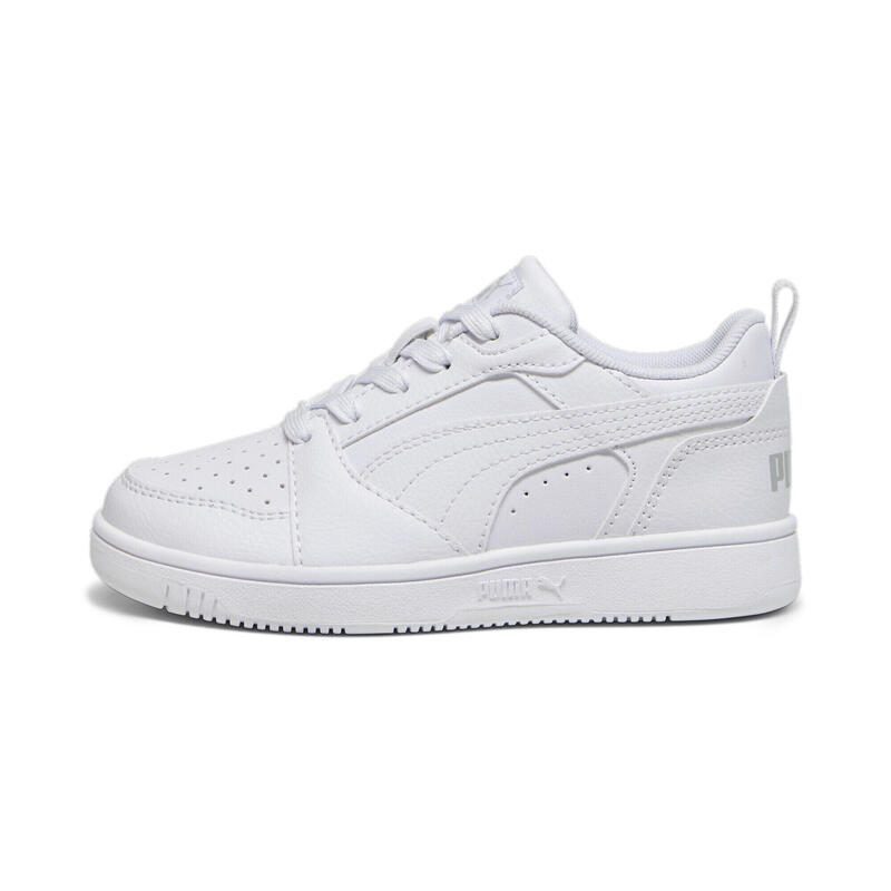 Zapatillas Rebound V6 Lo Niño PUMA White Cool Light Gray