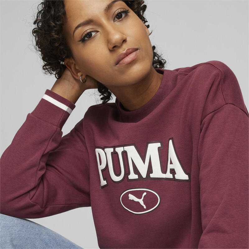 PUMA SQUAD Sweatshirt Damen PUMA Dark Jasper Red