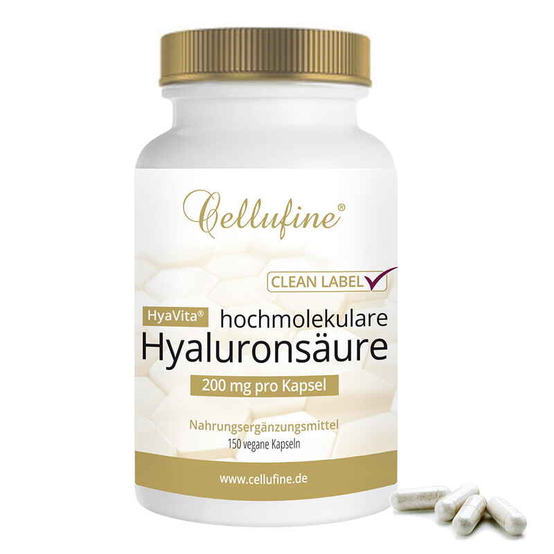 HyaVita® Hyaluronsäure-Kapseln 200 mg - 150 vegane Kapseln