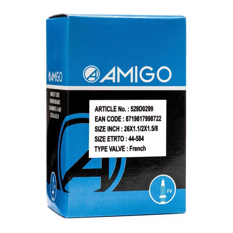 AMIGO Binnenband 26 x 1 1/2 x 1 5/8 (44-584) FV 48 mm