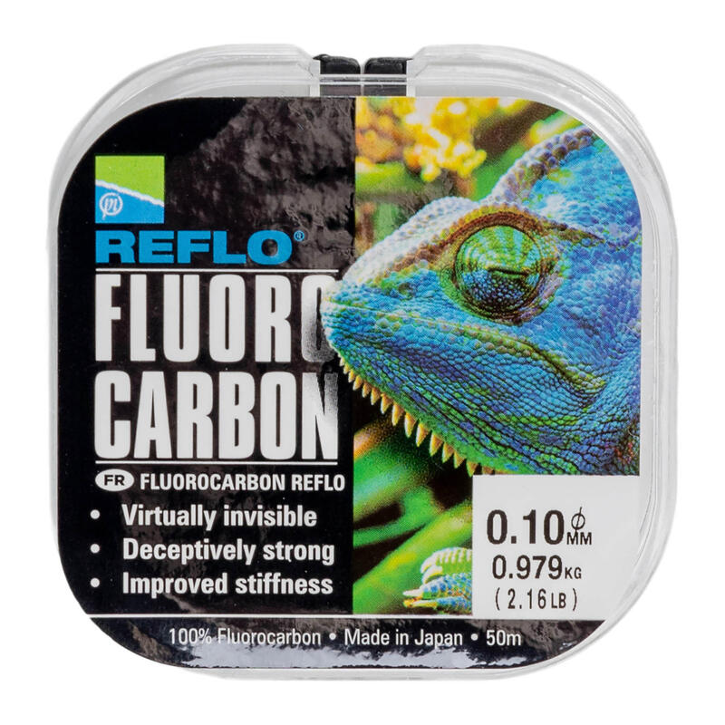 Filo in fluorocarbon Preston Innovations Reflo Power trasparente PFL/10 0,18 mm