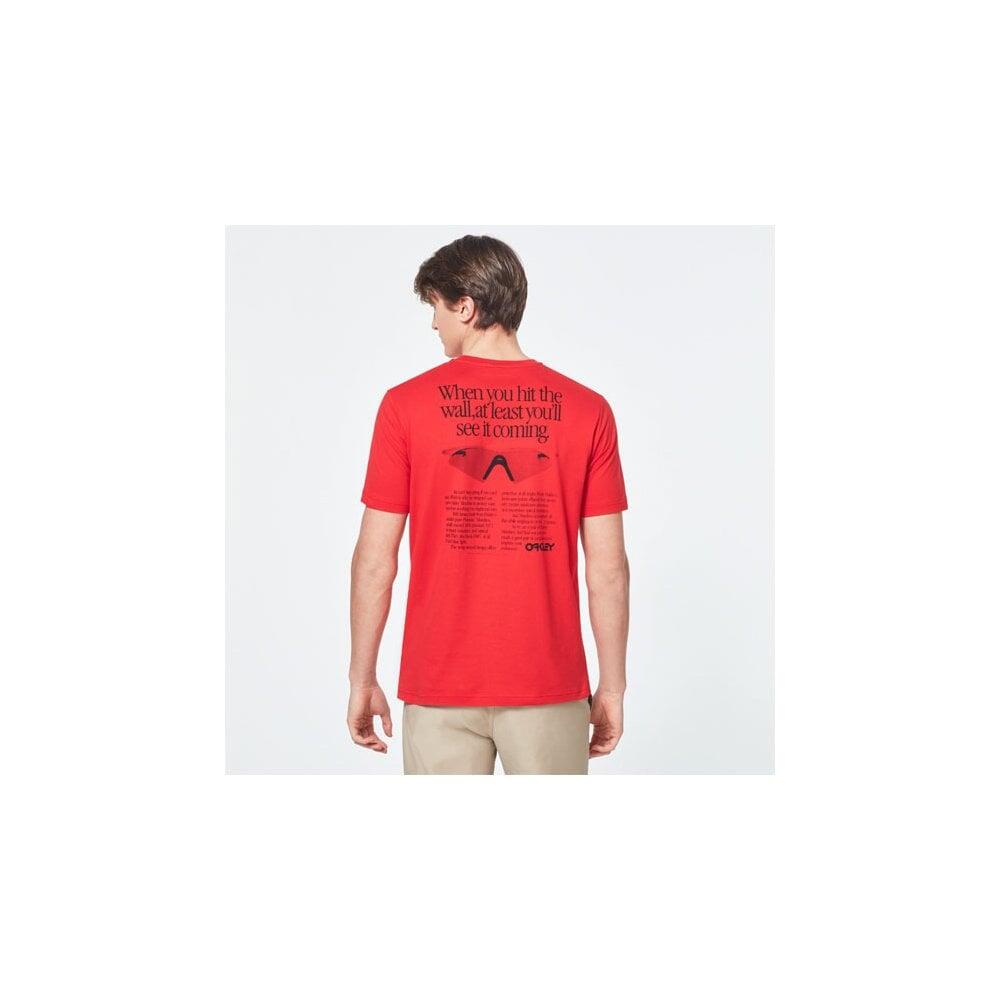 OAKLEY Oakley Back Ad Heitage Tee - Red