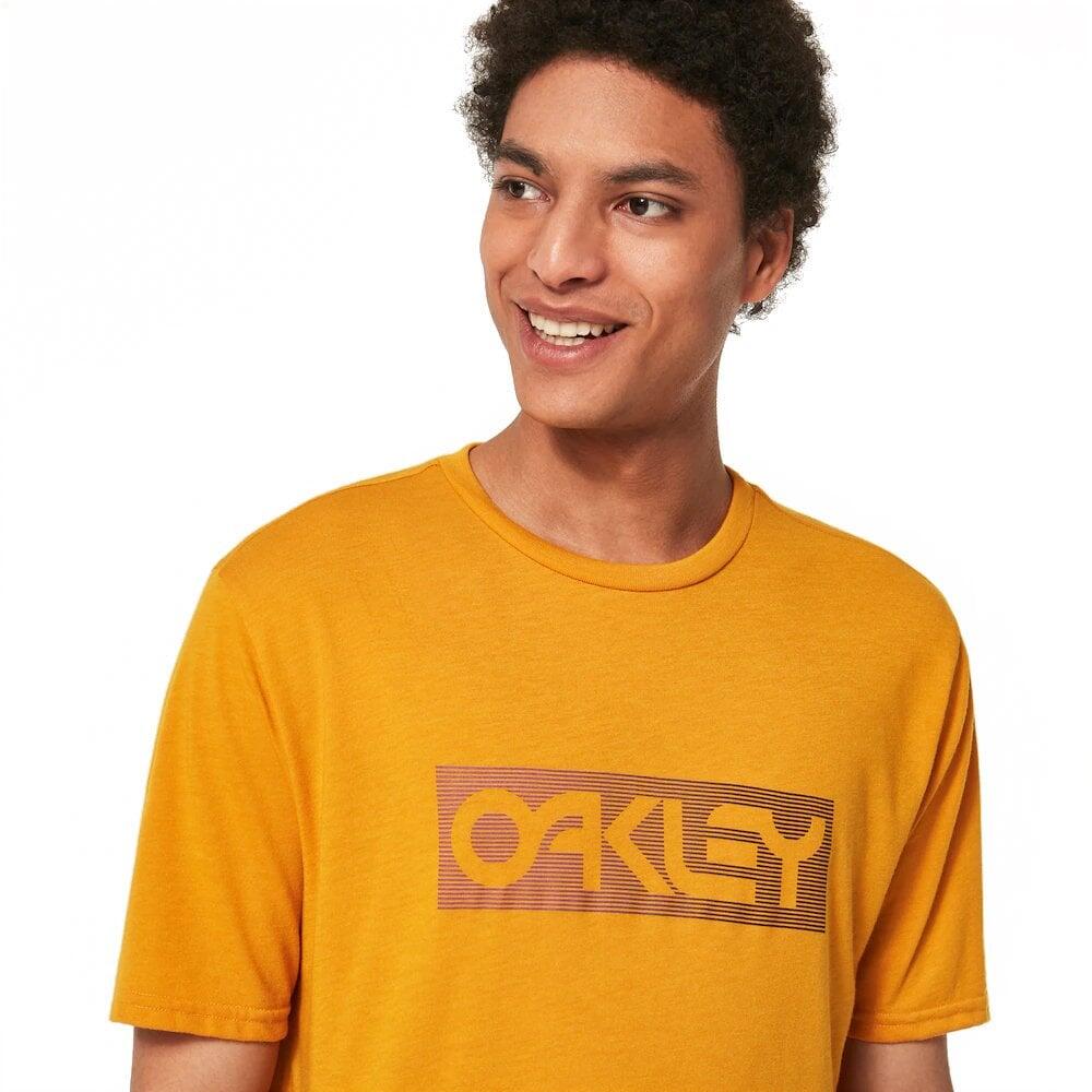 Oakley GRADIENT LINES B1B RC TEE T-SHIRT Amber Yellow 4/5