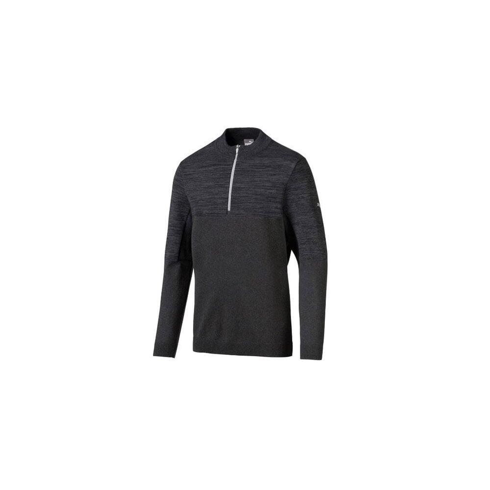 Puma Evoknit 1/4 Zip Sweater - Puma Black Heather 1/1