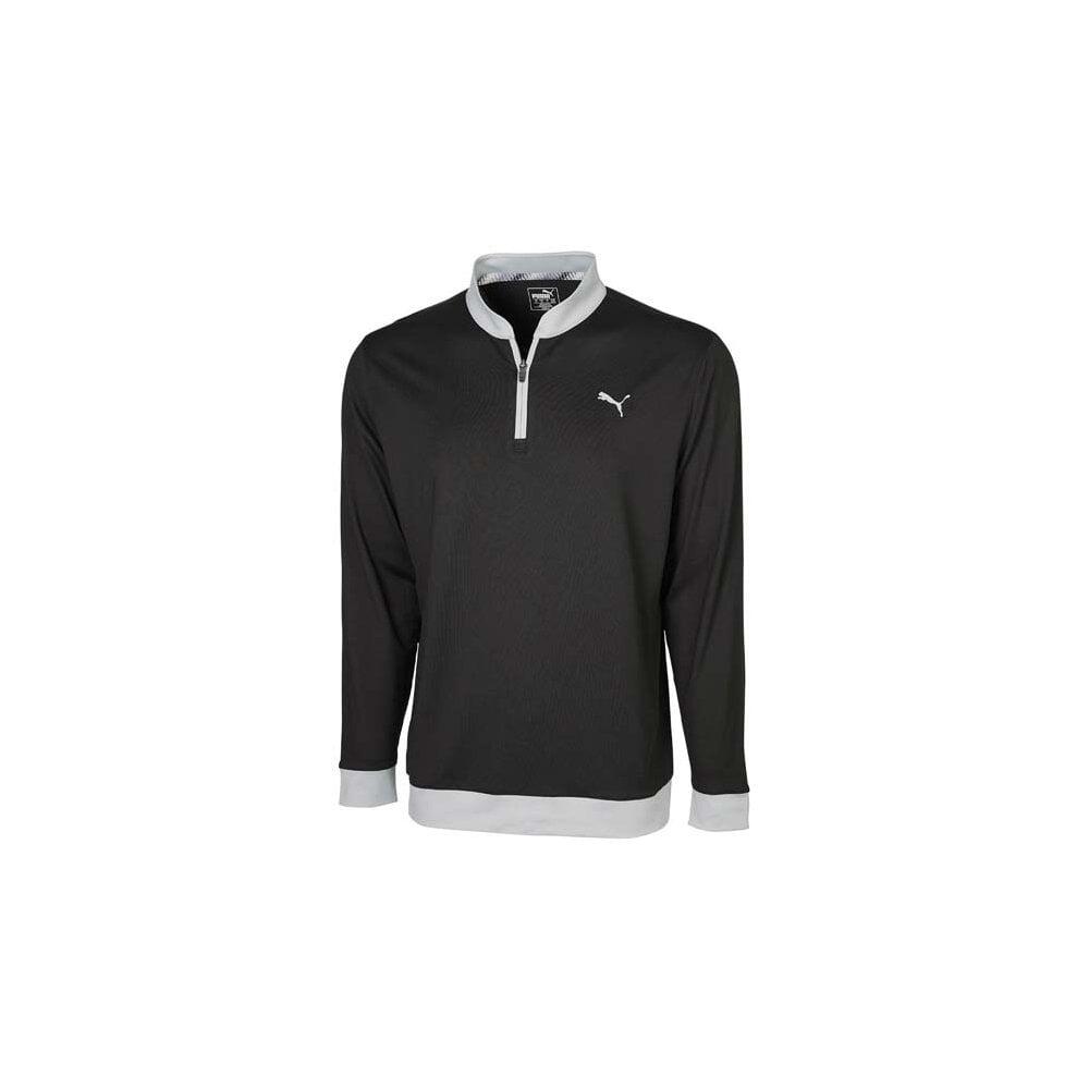 PUMA Puma STEALTH 1/4 ZIP - BLACK