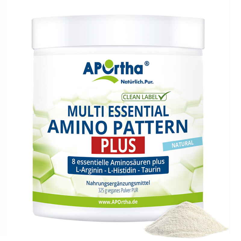 Amino Pattern PLUS - Aminosäuren EAA mit BCAA - veganes Pulver