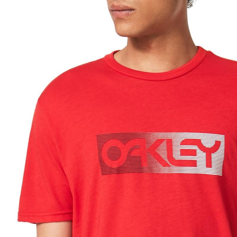 Oakley GRADIENT LINES B1B RC TEE T-SHIRT Red Line OAKLEY - Decathlon