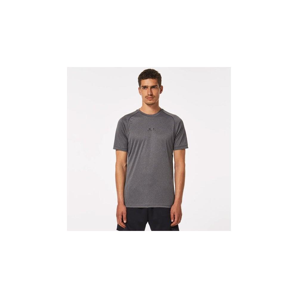 Oakley HEATHERED TOP T-SHIRT - DARK GREY HEATHER 3/5