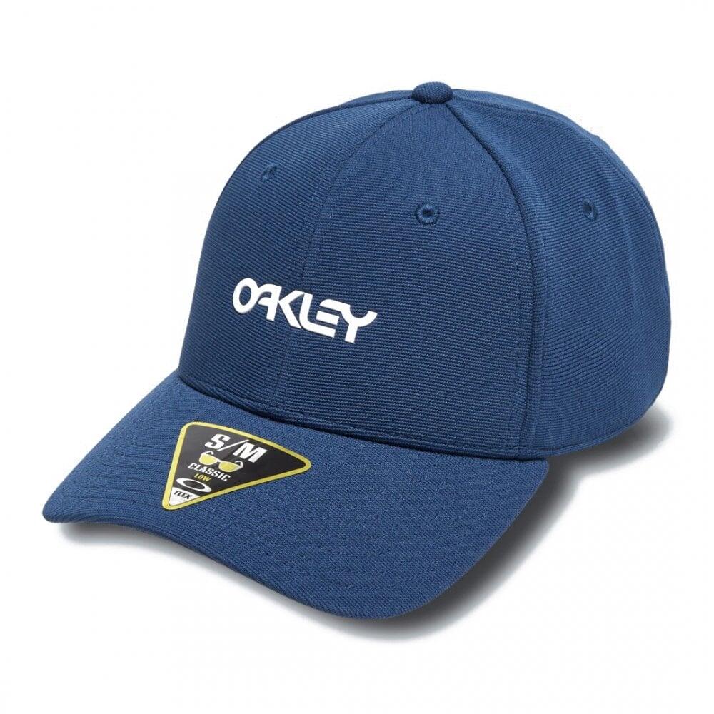 OAKLEY Oakley 6 Panel Stretch Metallic Hat POSEIDON/WHITE