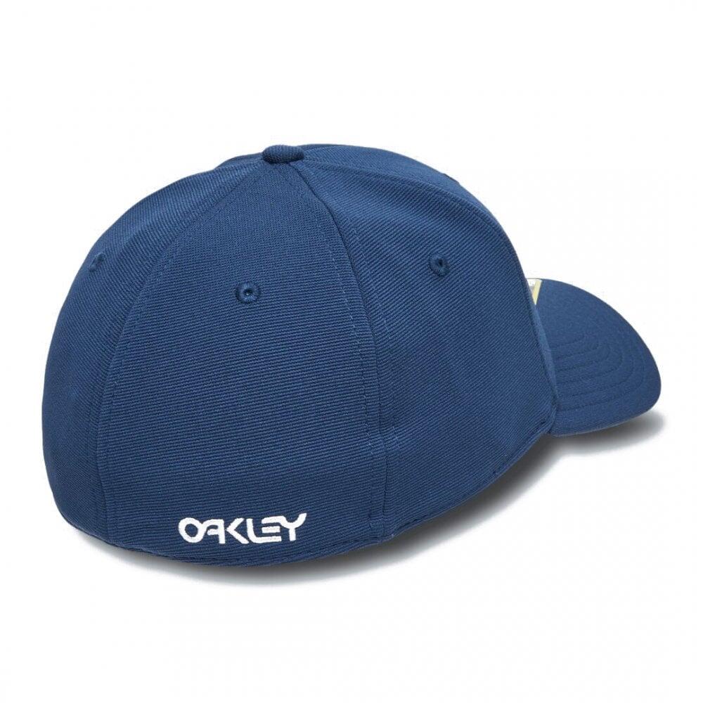 Oakley 6 Panel Stretch Metallic Hat POSEIDON/WHITE 2/3