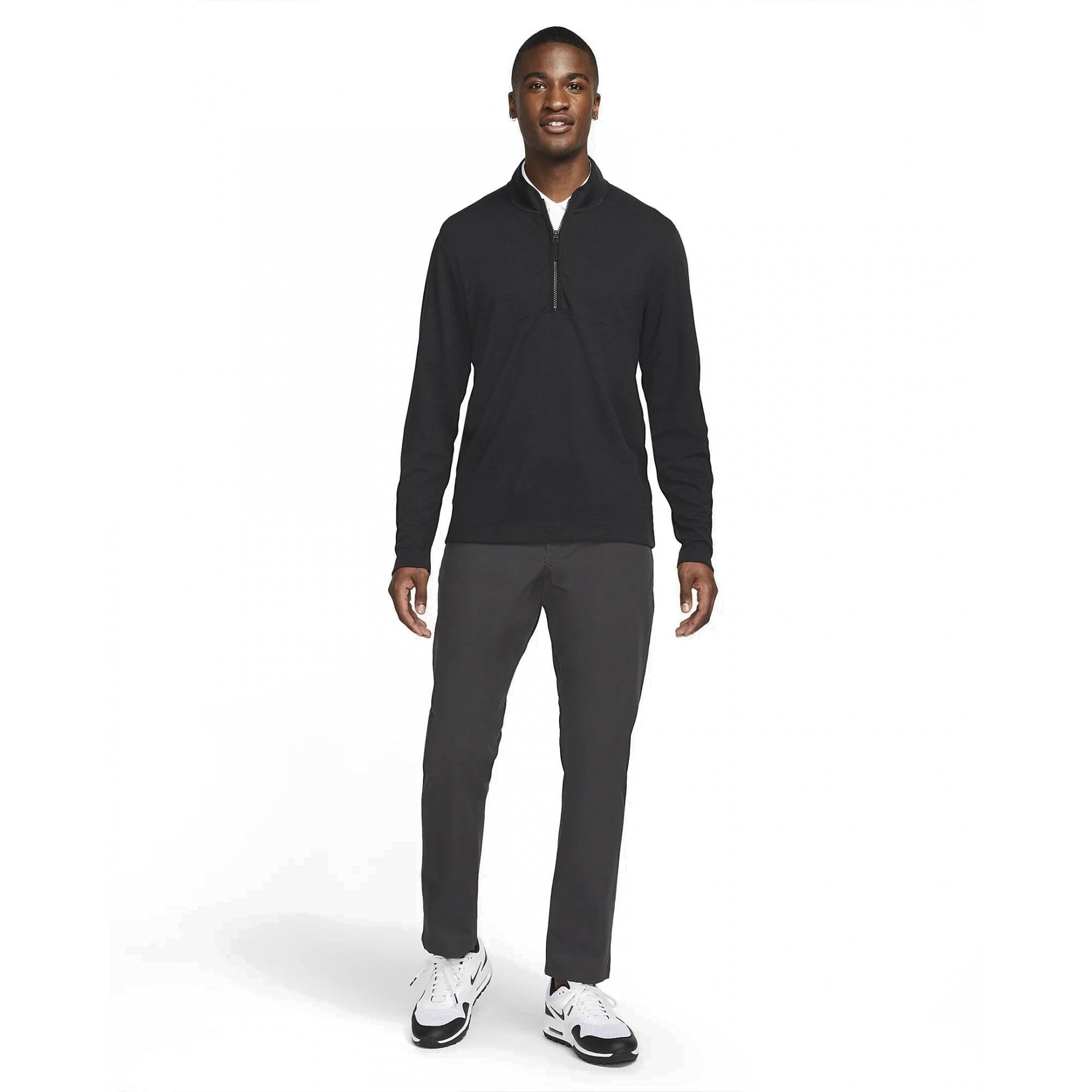 Nike Dri-FIT Victory Long Sleeve Top Black/Black/White 5/5