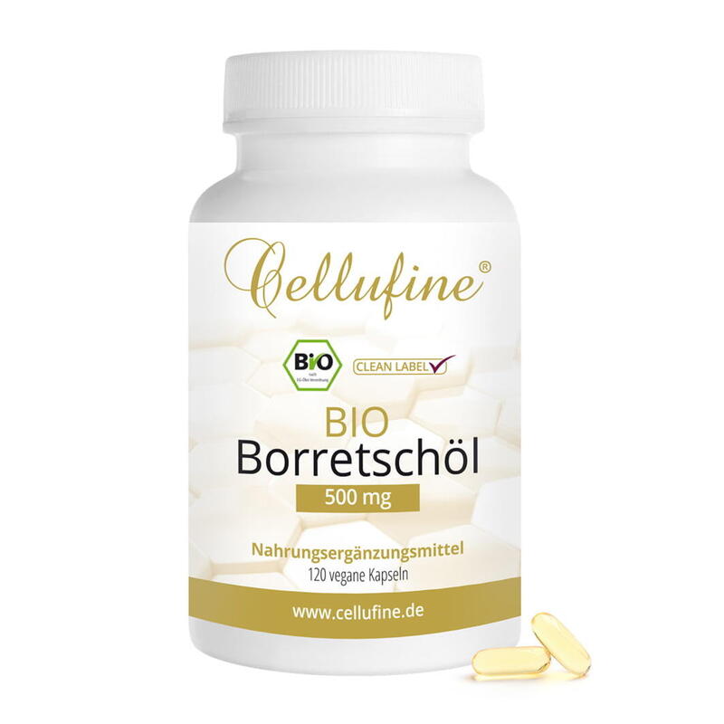 Bio-Borretschöl 500 mg - 120 vegane Kapseln