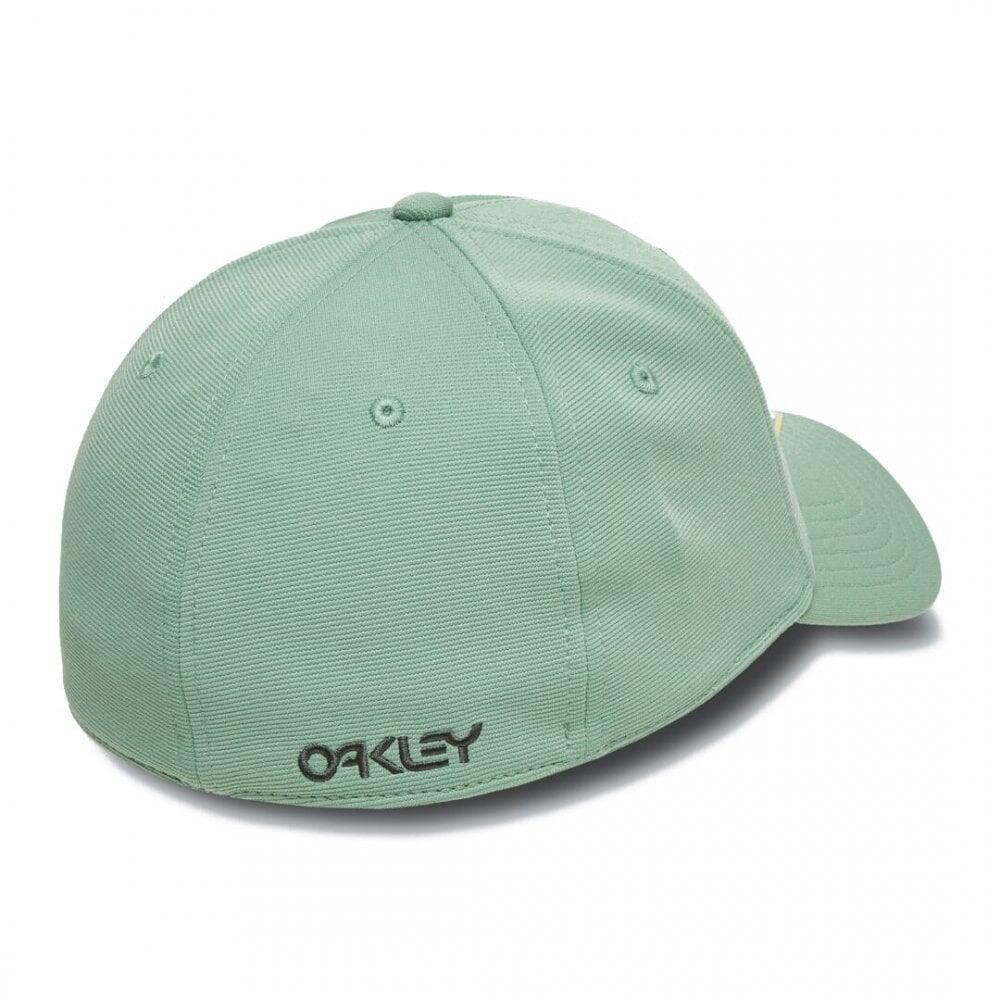 Oakley 6 Panel Stretch Metallic Hat New Jade 2/3